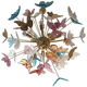 Murano glass sputnik chandelier