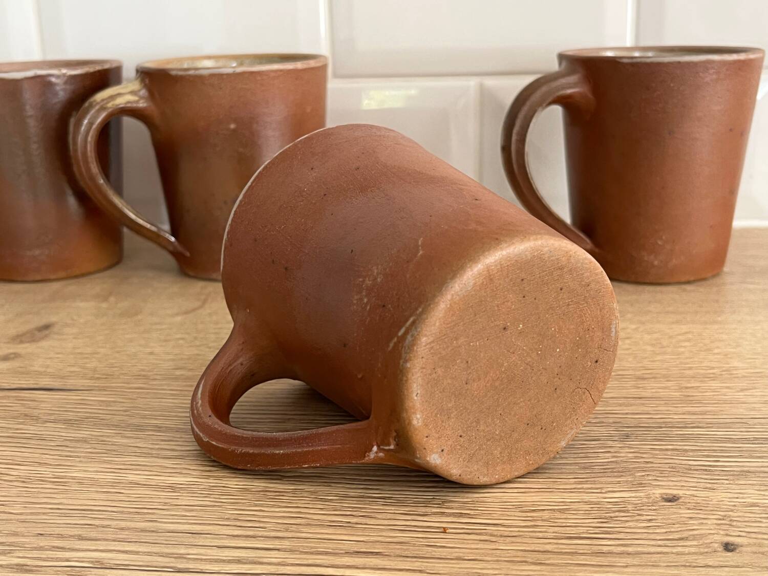 Lot de 4 tasses artisanale en céramique
