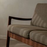 Vintage Senator Two-Seater Sofa by Ole Wanscher for Cado Danish Teak 1960s