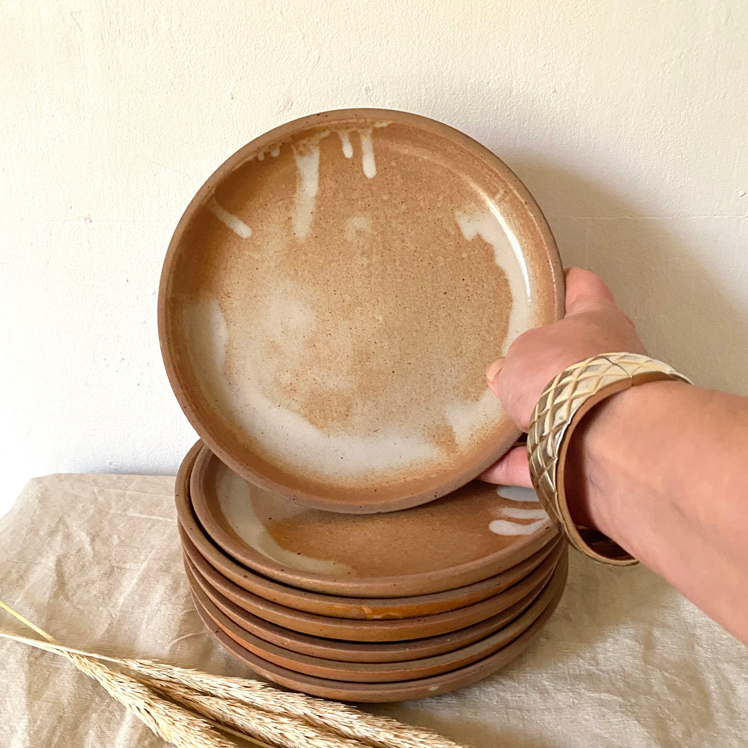 Vintage stoneware plates