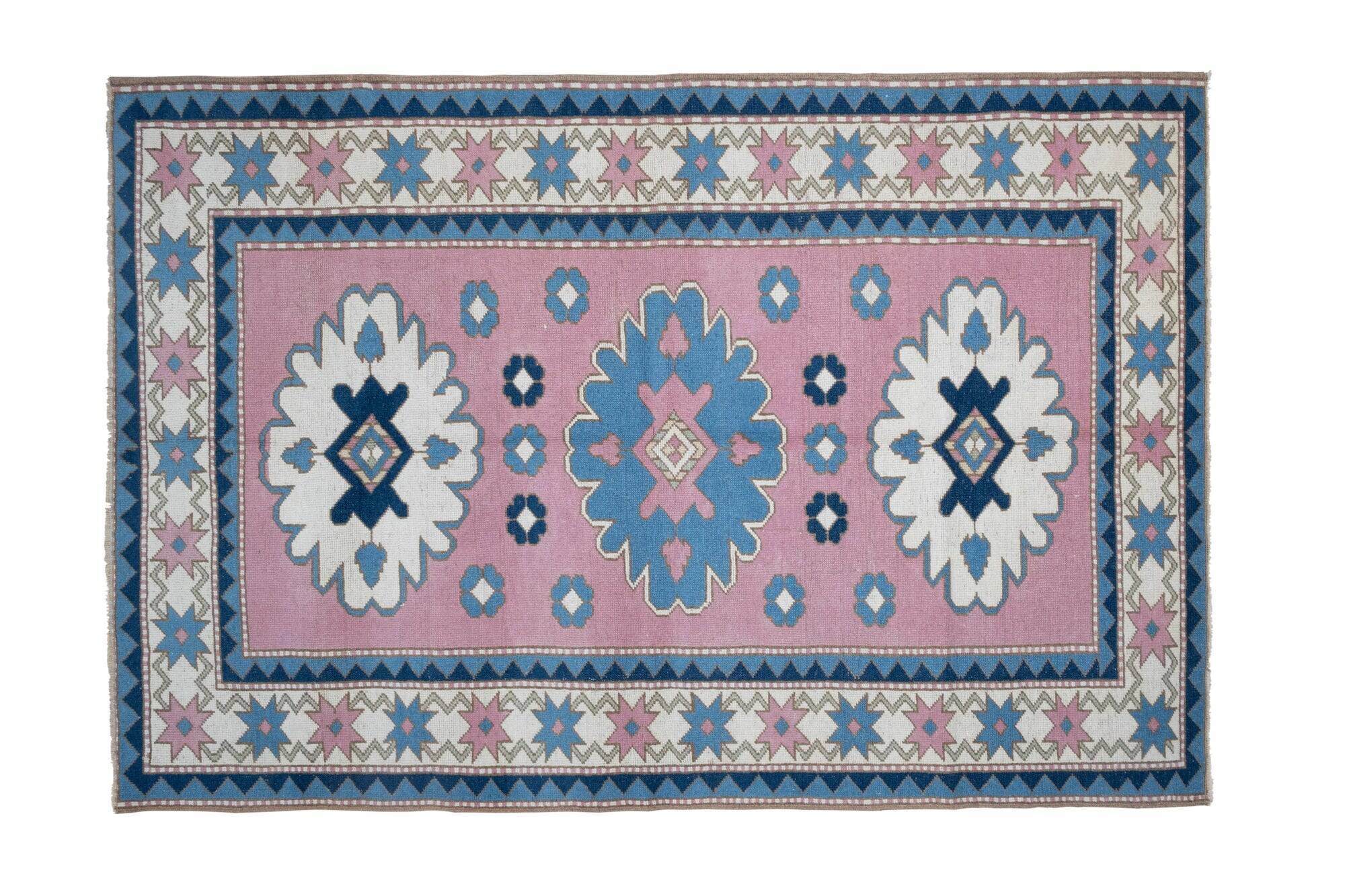 Vintage Turkish handmade rug 167x255 cm