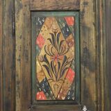 Painted Folk Art Bridal Cupboard