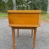 Bedside table with compass feet, 1960s