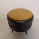Vintage skai pouffe