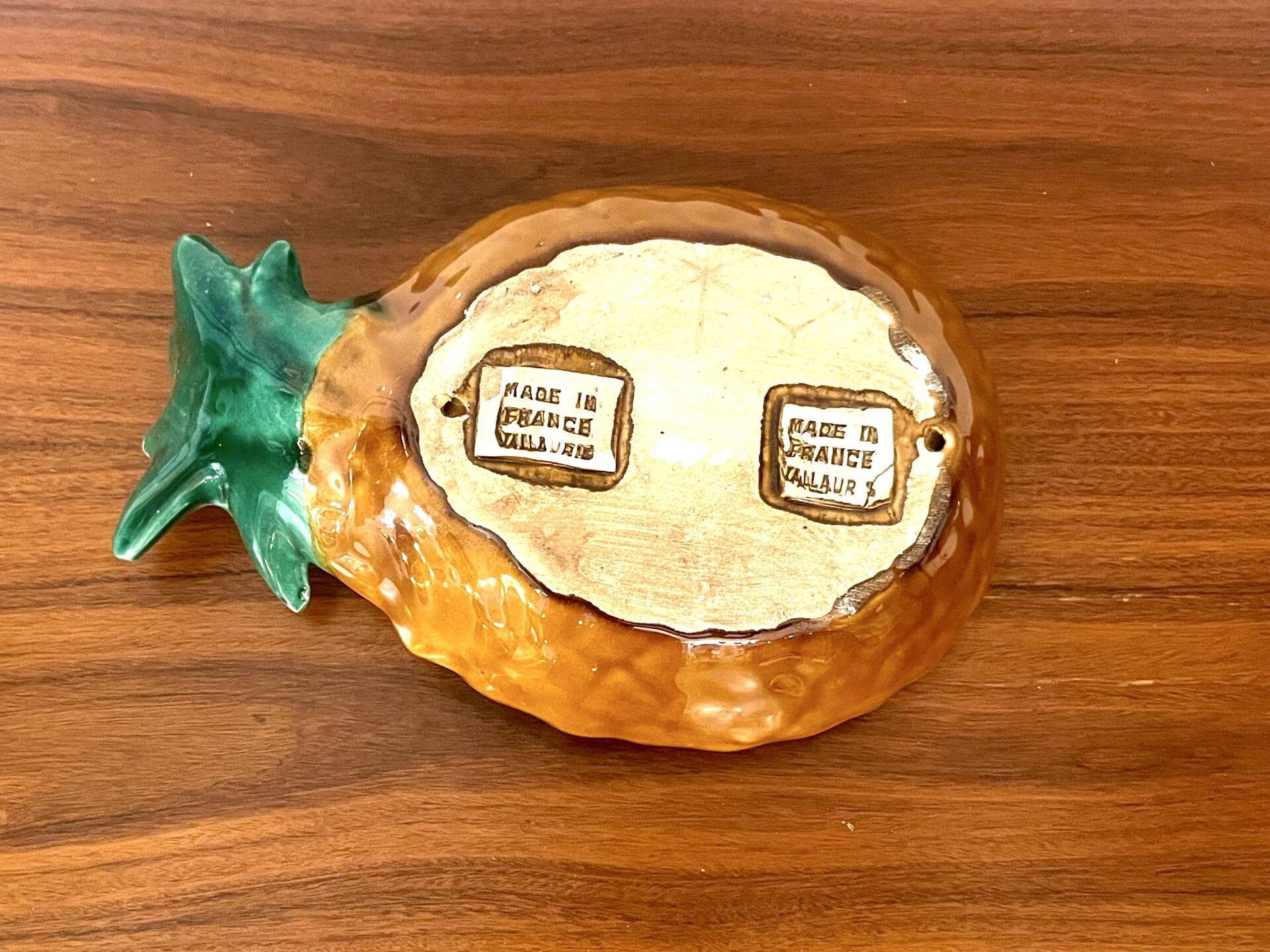 Vide-poche / plat ananas —  Vallauris — vers 1960–19