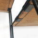 Three-sided String wall shelf, 1960