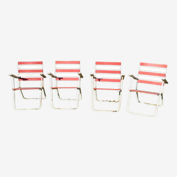 4 Rénolux garden chairs