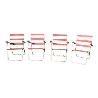 4 Rénolux garden chairs