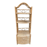 Rattan furniture for veranda.