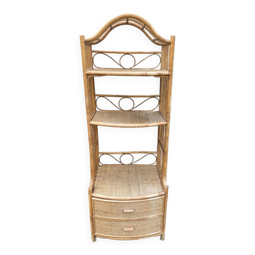 Rattan furniture for veranda.