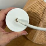 Vintage raffia pendant light