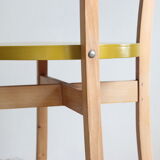 Chaise bistrot vintage en bois revisitée