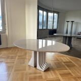 Table Granit Terrazzo, Plateau Oval
