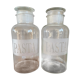 Set of 2 Large Glass Pasta Jars with Stopper Lids, 4 Litre Pasta Containers