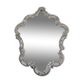 Large Venetian mirror Murano glass