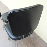 Pair of SIF chairs feet vintage Eiffel