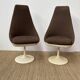 Chaises pied tulipe années 1970