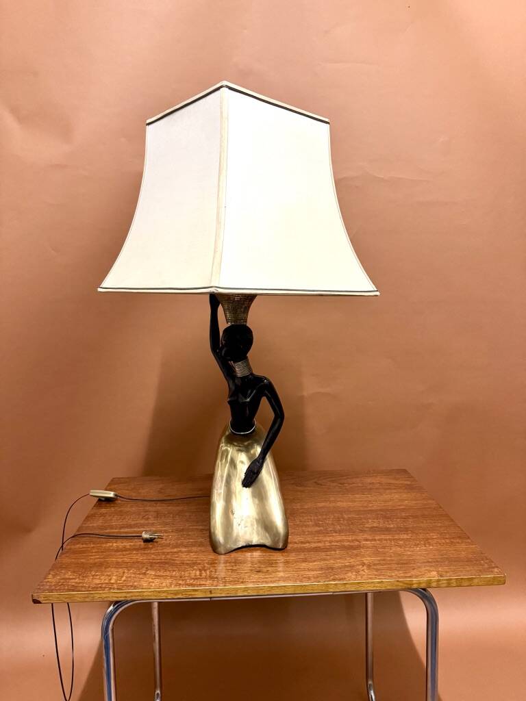 African table lamp 1970