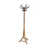 Curved wooden parrot coat door