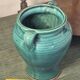 Vintage green vase
