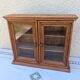 Small Wall Display Cabinet Pine Chalet Mountain Vintage Decor 60s 70s