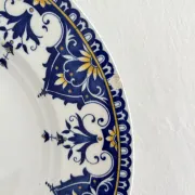 Shallow dish ironstone "Cluny" Sarreguemines