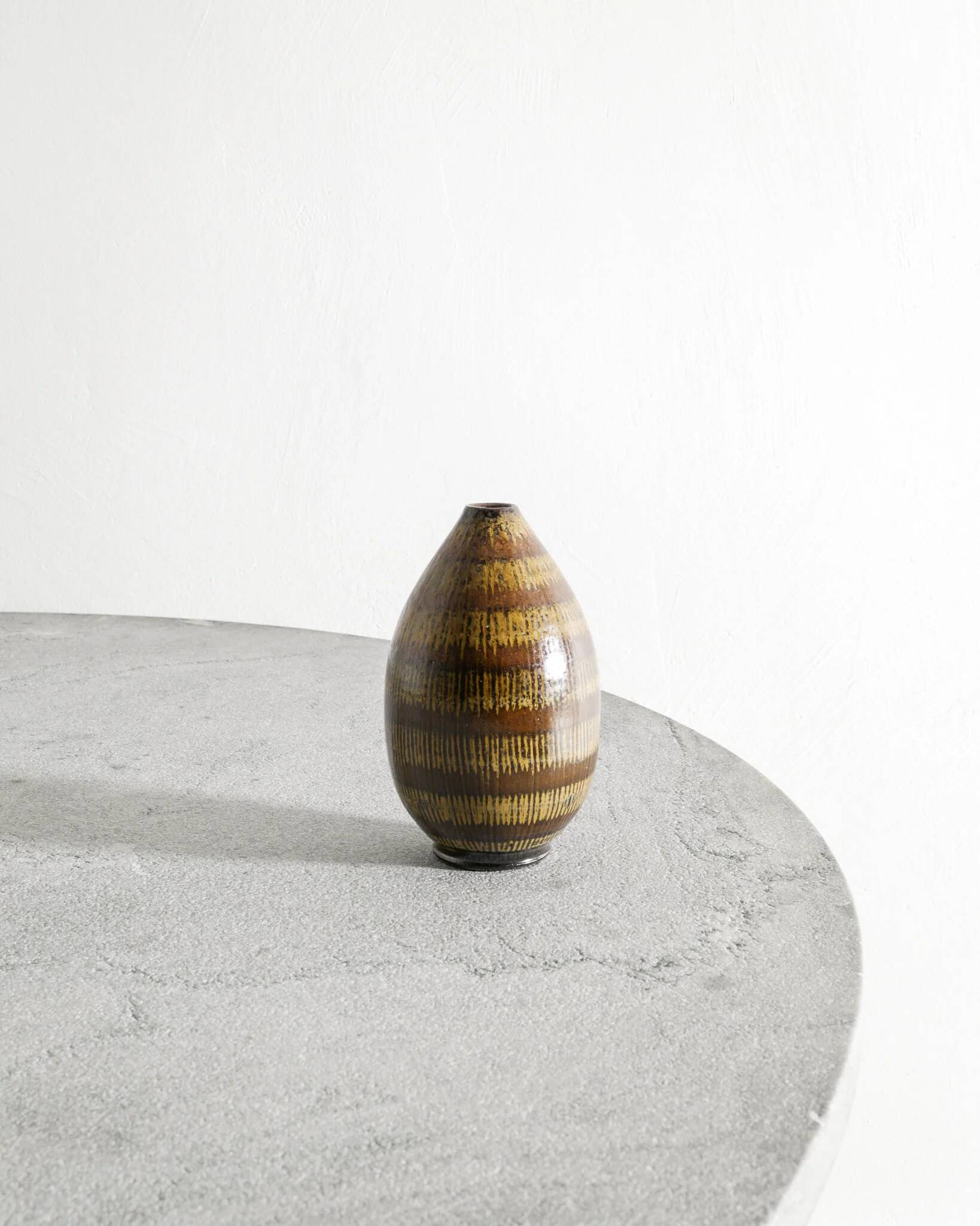 Vintage Swedish Mid Century Vase by Arthur Andersson for Wallåkra, 1940s
