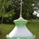 Vintage suspension in green opaline