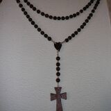 large wooden rosary