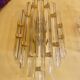 Venini iridescent glass wall light 7 blades model XL