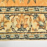 5x9 Orange & Yellow Oriental Vintage Rug, 157x273Cm