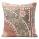 Vintage embroidered cushion cover 56x61 cm