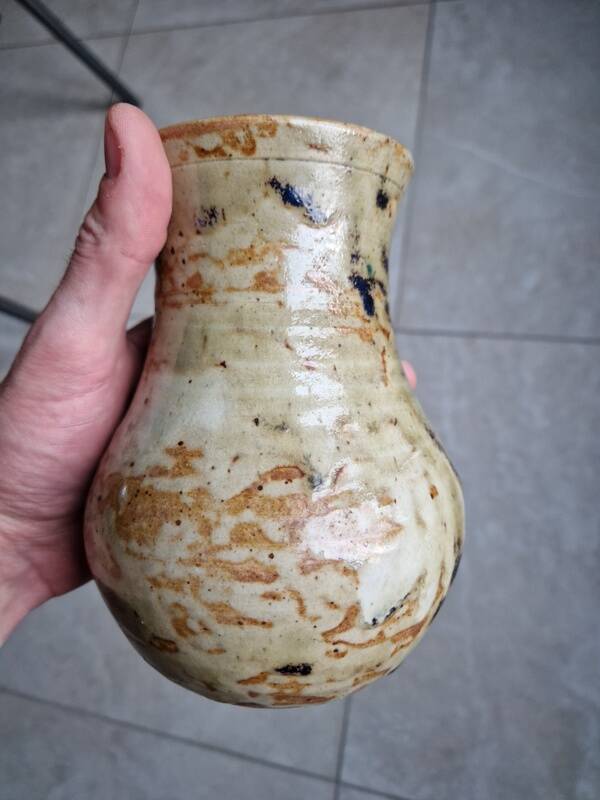 Eugène Lion (1867-1945), artist in Saint Amand en Puisaye - Stoneware vase