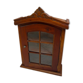 Solid wood wall display case