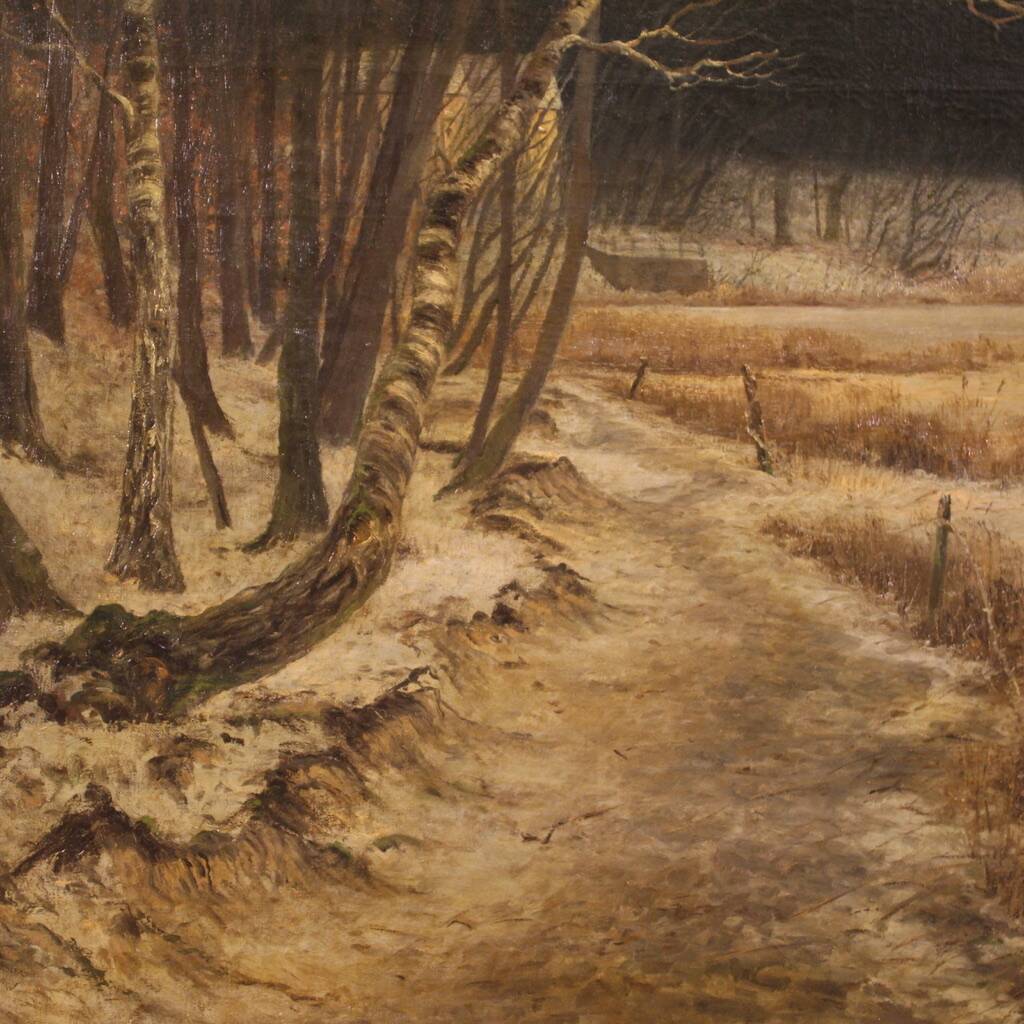 Great signed landscape, Franz Bombach (1857-1933)