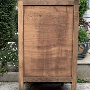 Art Deco chest of drawers in raw oak and yellow