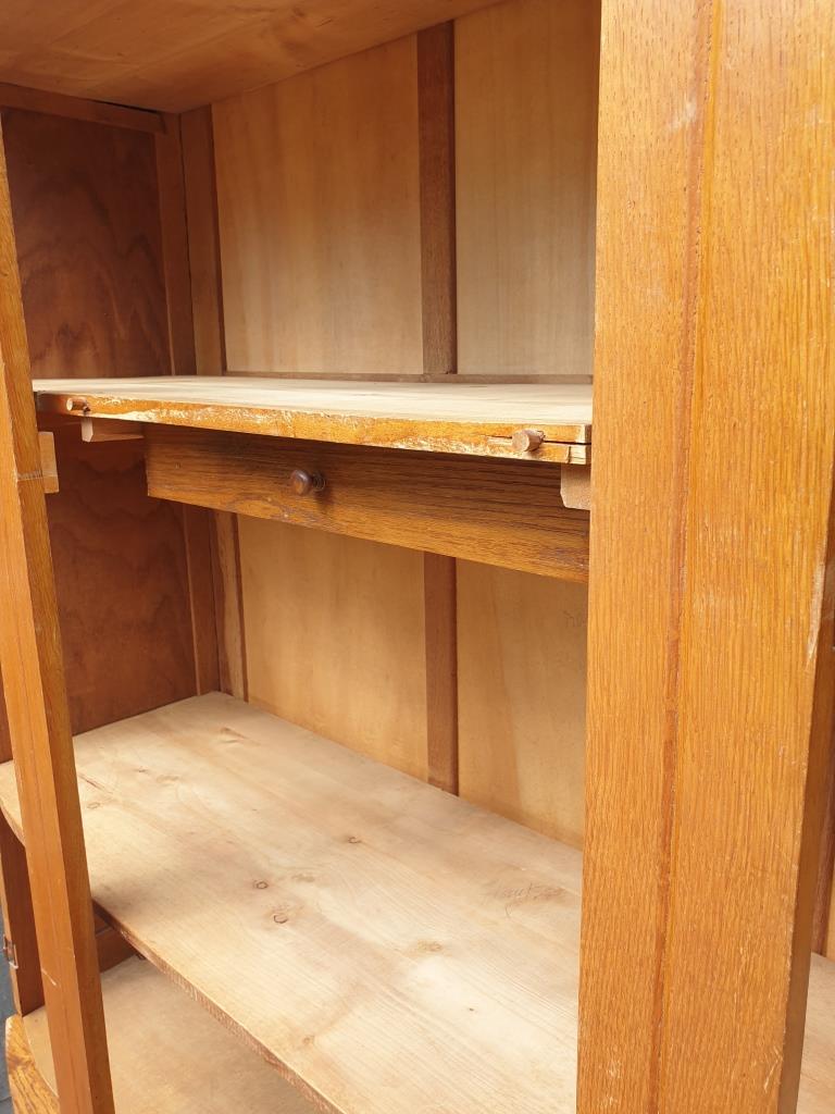 Library Art Deco cabinet curved lines L155