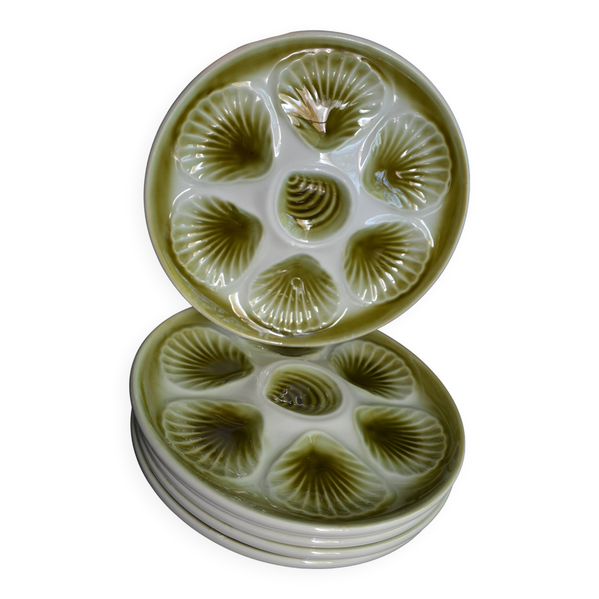 6 Moulin des loups oyster plates