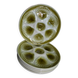 6 Moulin des loups oyster plates