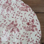English plate and salad bowl duo