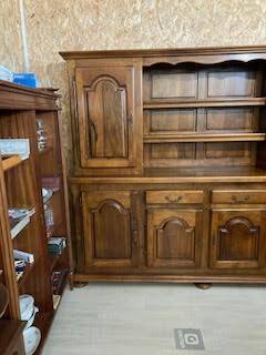 4-door walnut dresser