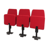 Strapontin de cinéma rouge