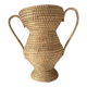 Straw amphora in Burgundy style 35 cm, French wickerwork.
