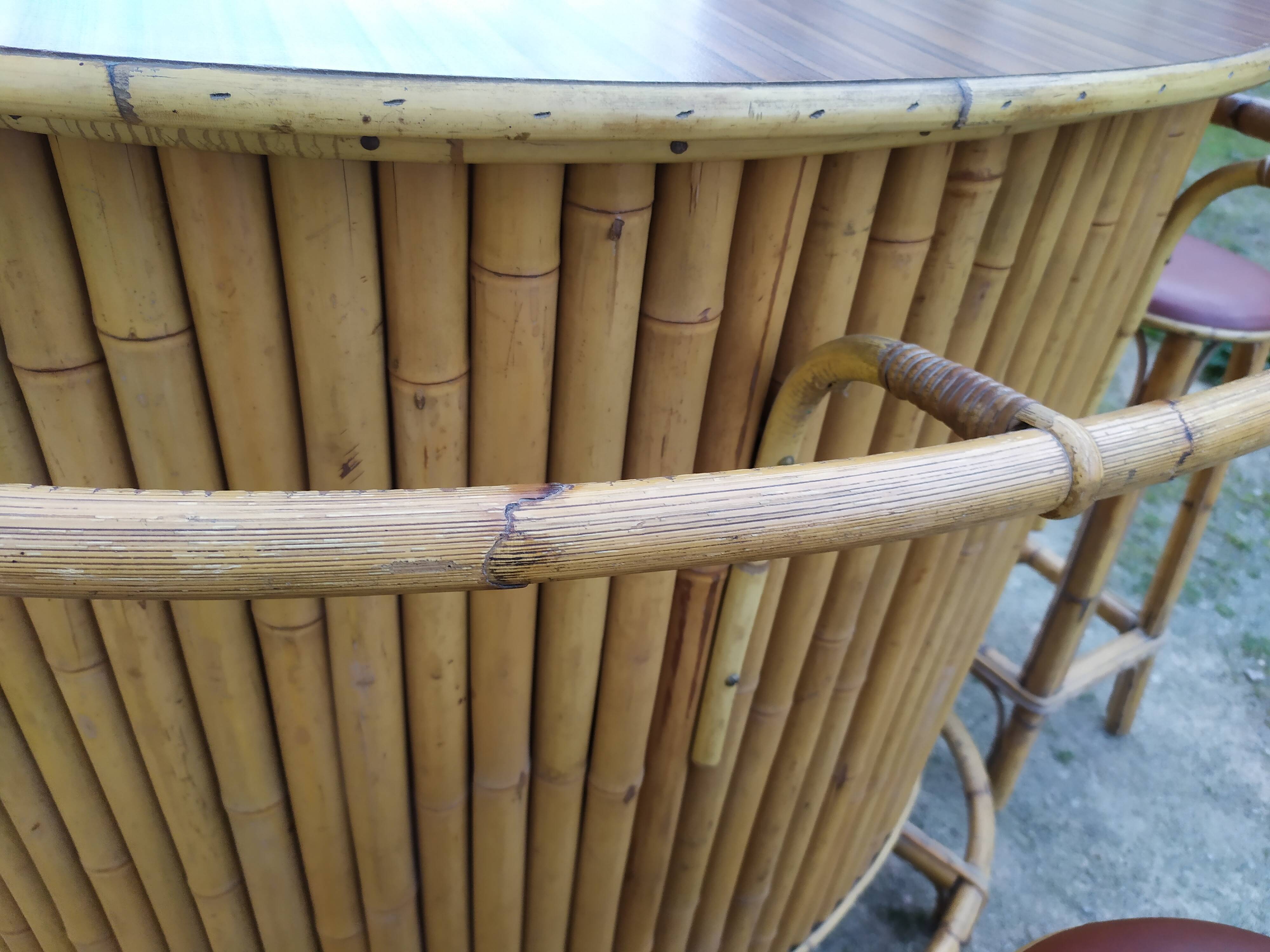 Bamboo bar 50s -60s