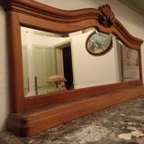 Buffet avec marbre et miroir