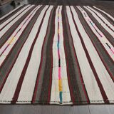 Vintage kilim rug for living room 189x259