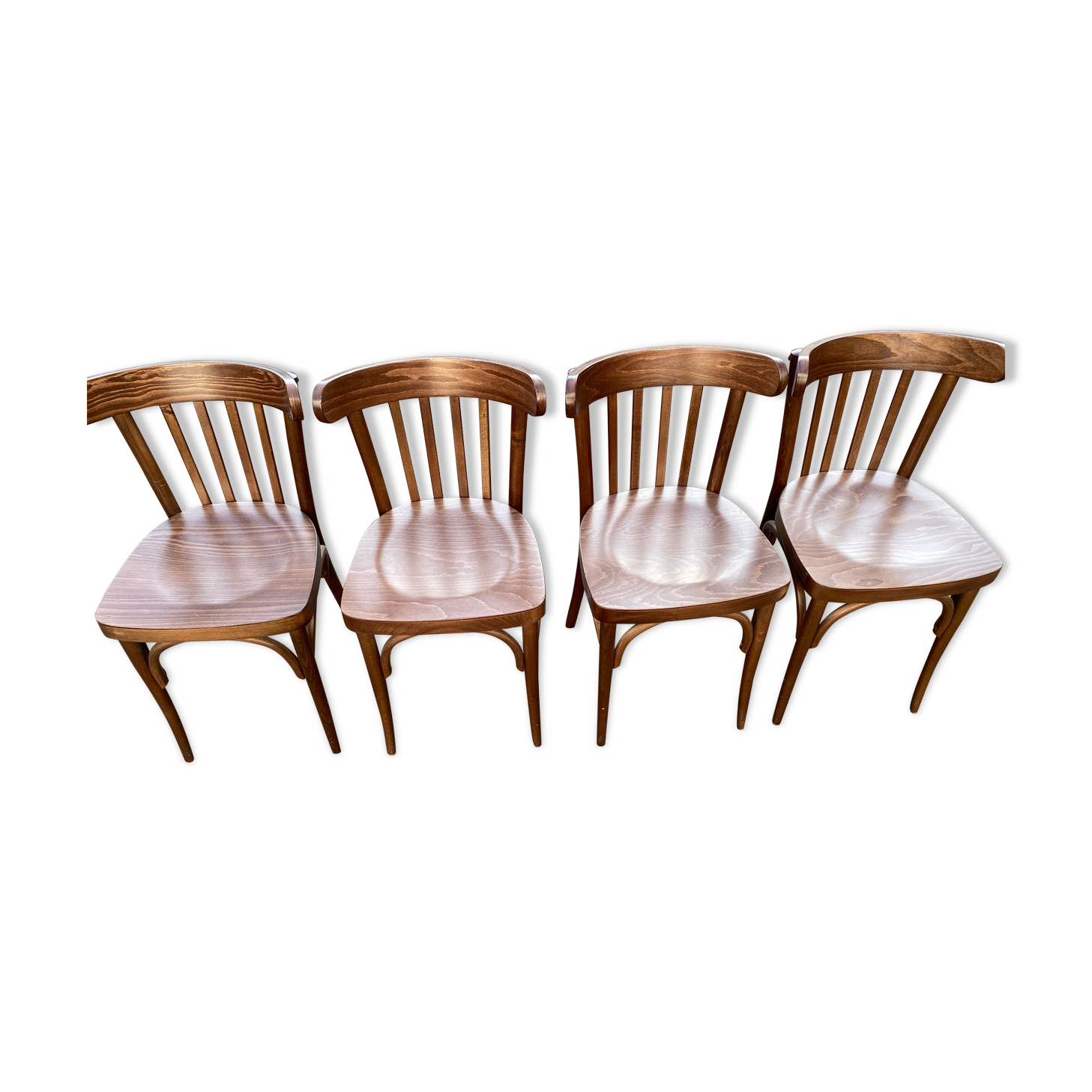 Set of 4 vintage bistro chairs