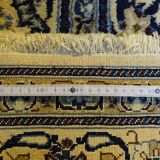 Tapis persan naïn laine & soie circa 1980