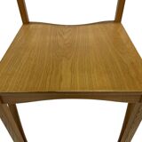 Vintage wooden chair 1980s minimalist design unique