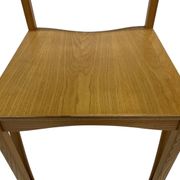 Vintage wooden chair 1980s minimalist design unique